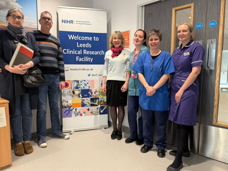 Ian Johnson and his wife with members of the CRF team